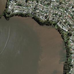 Satellite view of St Georges Basin Paradise Beach