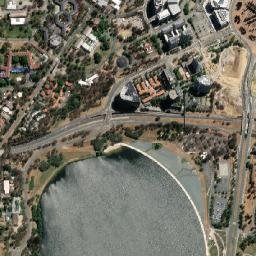 Canberra map(satellite map)