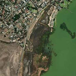 Satellite view of Lake Alexandrina Milang