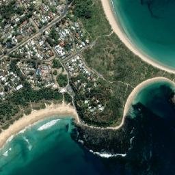 Broulee map(satellite map)
