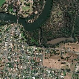 Wahgunyah map(satellite map)
