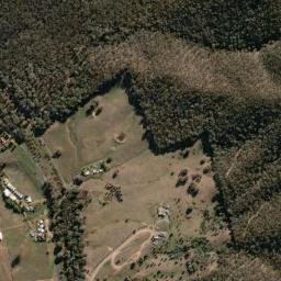 Satellite view of Myrtleford Golf Course