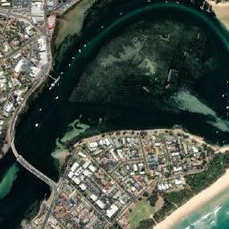 Merimbula map(satellite map)