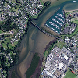 Whangamata map(satellite map)