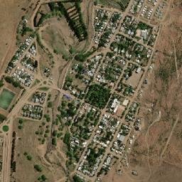 El Huecú map(satellite map)