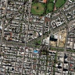 Fitzroy North map(satellite map)