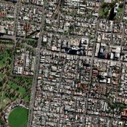 East Melbourne map(satellite map)