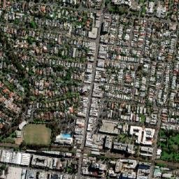 Hawthorn map(satellite map)