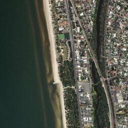 Satellite view of Port Phillip Bay Keast Park