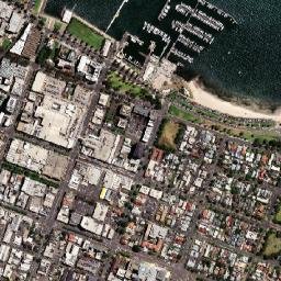 Geelong city centre map(satellite map)
