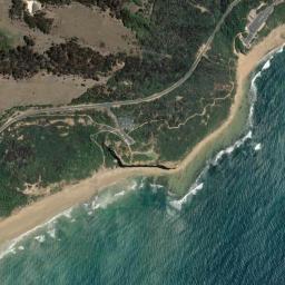 Satellite view of Bells Beachf9