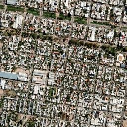 General Roca map(satellite map)