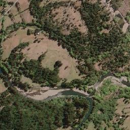 Curarrehue map(satellite map)