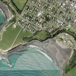 Opunake High Resolution Satellite Map