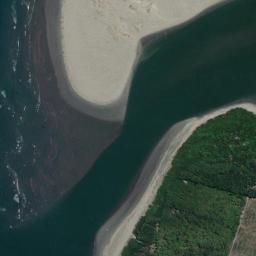 Satellite view of Foxton River Mouth