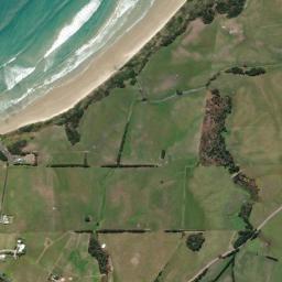Satellite view of Tasmania Greens