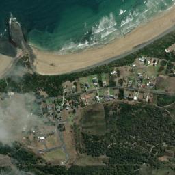 Satellite view of Tasmania Bellbuoy Beach