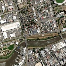 Launceston city centre map(satellite map)