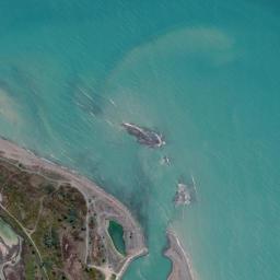 Satellite view of Wairau Bar