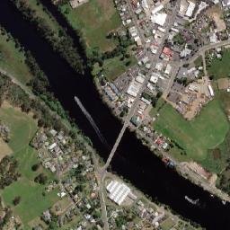 Huonville map(satellite map)
