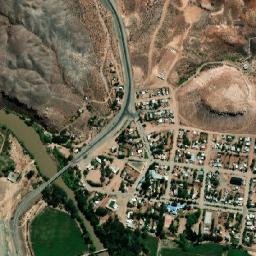 Las Plumas map(satellite map)