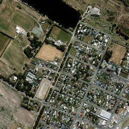 Rakaia map(satellite map)