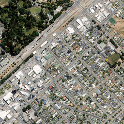 Ashburton District map(satellite map)