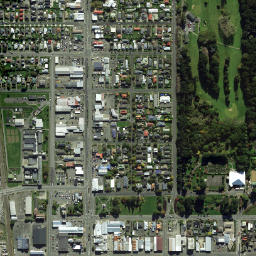 Invercargill map(satellite map)