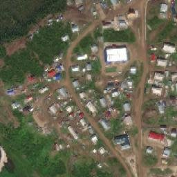 Saskylakh map(satellite map)