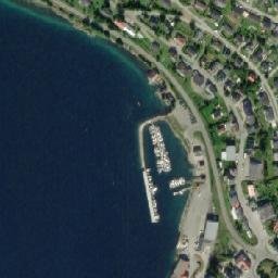 Borkenes map(satellite map)