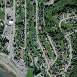 Bjerkvik map(satellite map)