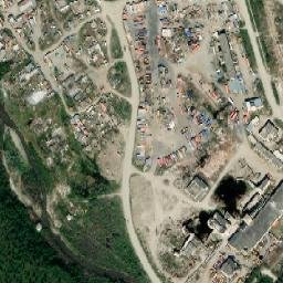 Bilibino map(satellite map)
