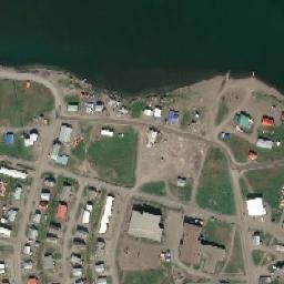 Kugluktuk map(satellite map)