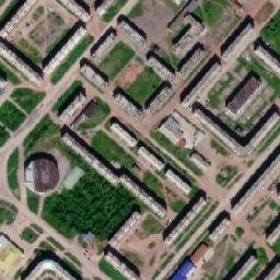 Vorgashor map(satellite map)