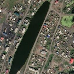 Verkhoyansk map(satellite map)