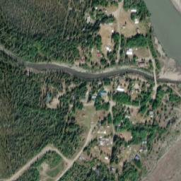 Wiseman Alaska High Resolution Satellite Map