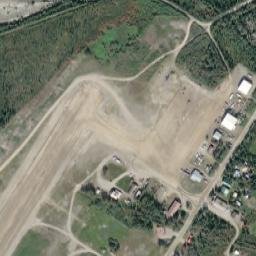 Bettles Alaska High Resolution Satellite Map