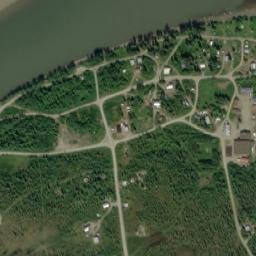 Allakaket Alaska High Resolution Satellite Map