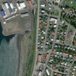 Húsavík map(satellite map)