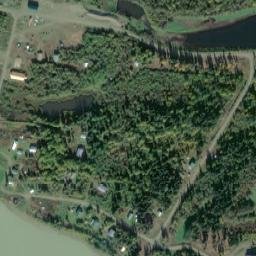 Stevens Village Alaska High Resolution Satellite Map