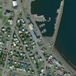 Dalvík map(satellite map)