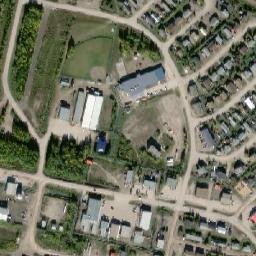 Norman Wells map(satellite map)