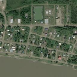 Tanana Alaska High Resolution Satellite Map