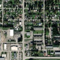 Aurora Alaska High Resolution Satellite Map