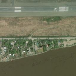 Galena Alaska High Resolution Satellite Map