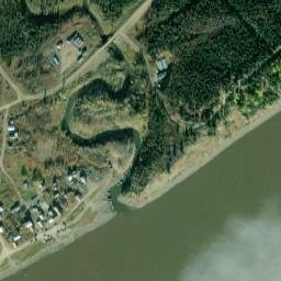 Nulato Alaska High Resolution Satellite Map