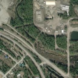 Moose Creek Alaska High Resolution Satellite Map