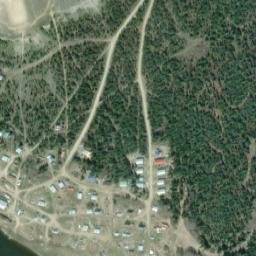 White Mountain Alaska High Resolution Satellite Map