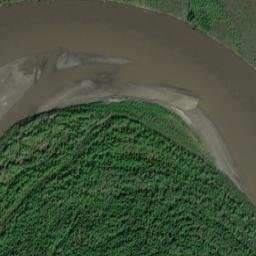 Toklat Alaska High Resolution Satellite Map