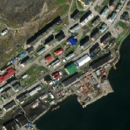 Provideniya map(satellite map)